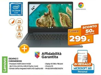 Expert Lenovo Ideapad 3 Chromebook offerta