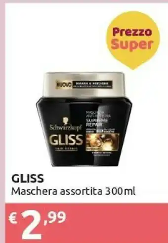 Ipersoap Schwarzkopf Gliss Maschera 300 Ml offerta