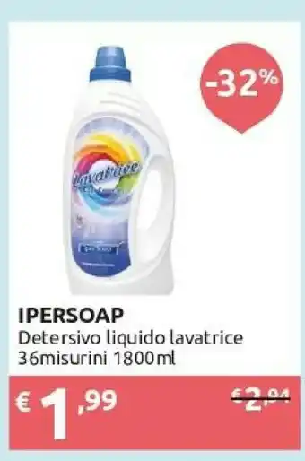 Ipersoap Ipersoap Detersivo Liquido Lavatrice offerta