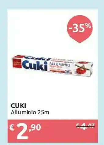 Ipersoap Cuki Alluminio 25 M offerta