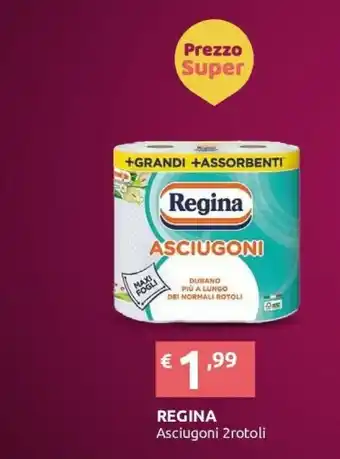 Ipersoap Regina Asciugoni 2 Rotoli offerta
