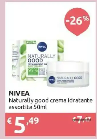 Ipersoap Nivea Naturally Good Crema Idratante offerta