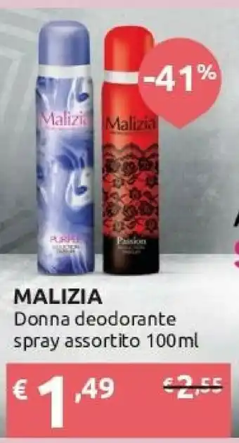 Malizia Donna Deodorante Spray