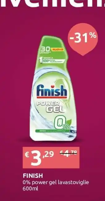 Ipersoap Finish 0% Power Gel Lavastoviglie offerta
