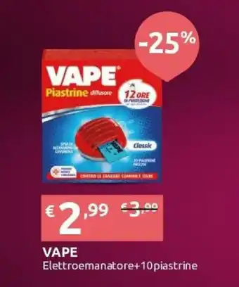 Vape Elettromanatore + 10n Piastrine
