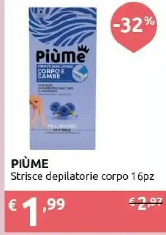 Ipersoap Piume Strisce Depilatorie Corpo offerta