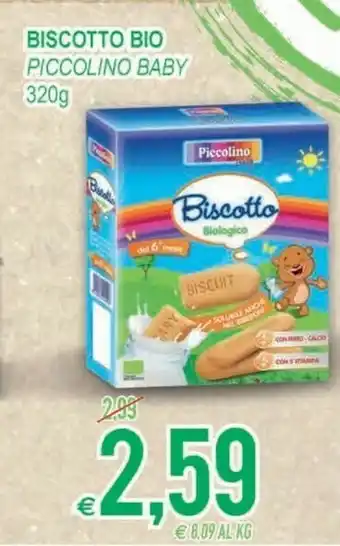 MD Discount Piccolino - Biscotto Biologico 320 G(ml) offerta