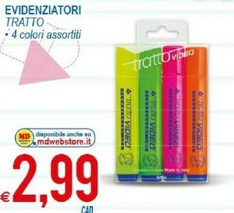 MD Discount Tratto Evidenziatori offerta