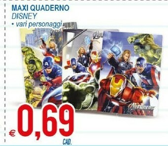 MD Discount Disney Maxi Quaderno offerta