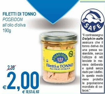 MD Discount Poseidon - Filetti Di Tonno All'Olio Extravergine Di Oliva offerta