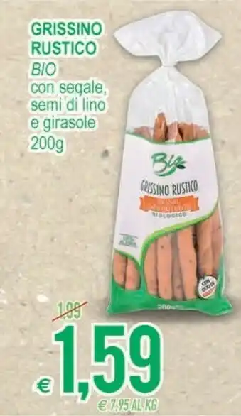 MD Discount Bio - Grissini Rustici Biologici 200 G(ml) offerta
