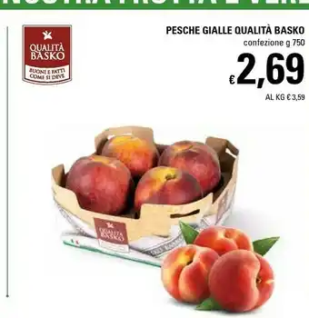 Basko Qualita Basko Pesche Gialle offerta
