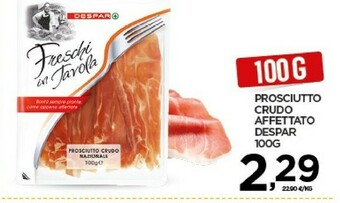 Despar Despar Prosciutto Crudo Affettato offerta
