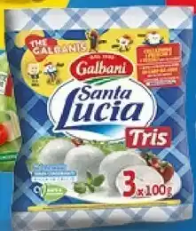 Despar Galbani Mozzarella Santa Lucia Tris 300 G(ml) offerta