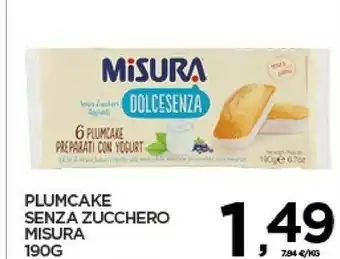 Despar Misura Plum Cake Preparati Con Yogurt Dolce Senza 190 G(ml) offerta