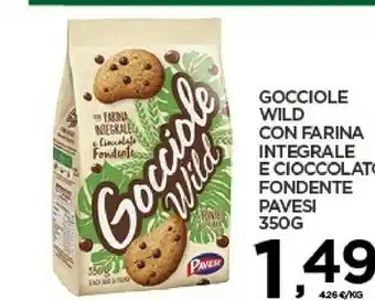 Despar Pavesi Gocciole Wild Con Farina Integrale E Cioccolato Fondente 350 G(ml) offerta