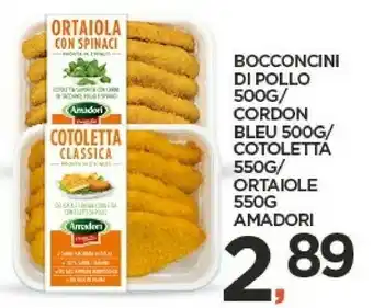 Despar Amadori Ortaiola Con Spinaci Cotoletta Saporita Con Carne Di Tacchino, Pollo E Spinaci offerta