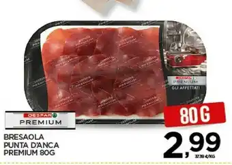 Despar Despar Premium Bresaola Punta D'anca 80 G offerta