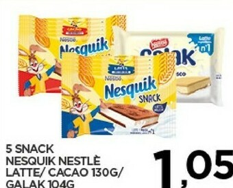 Despar Nestlè Nesquik Snack Cacao 130 G(ml) offerta