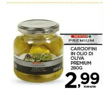 Despar Despar Carciofini In Olio Di Oliva Premium offerta