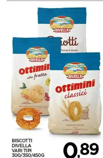Despar Divella Biscotti Ottimini Alla Frutta/ Classici offerta