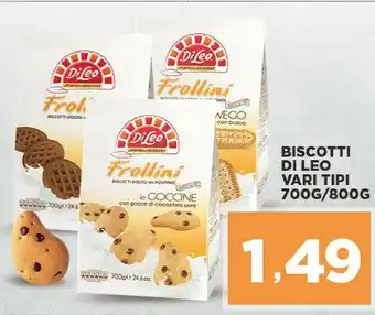 Despar Di Leo Frollini Le Goccine Dark Con Goccie Di Cioccolato Puro E Cacao 700 G(ml) offerta