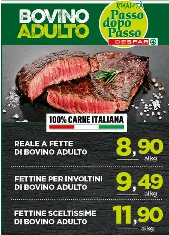 Despar Despar - Reale A Fette Di Bovino Adulto Passo Dopo Passo offerta