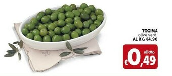 Deco Supermercati Togima Olive Verdi offerta