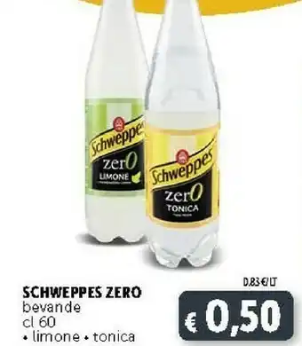 Deco Supermercati Schweppes Limone Zero 600 G(ml) offerta