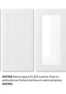 IKEA Axstad Bianco Opaco offerta