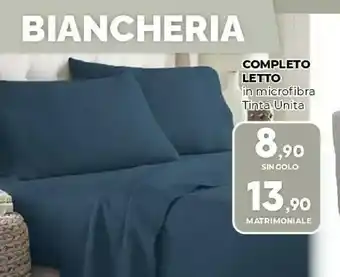 Completo Letto In Microfibra