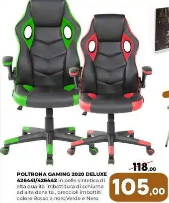 Orizzonte Deluxe Poltrona Gaming offerta