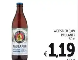 Spazio Conad Paulaner weissbier 0,0 % offerta
