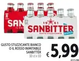 Spazio Conad Sanbitter gusto stuzzicante bianco offerta