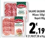 Conad Margherita Galbani salame offerta
