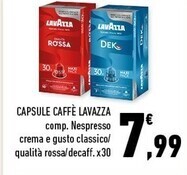 Conad Margherita Lavazza capsule caffe offerta