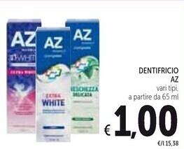 Spazio Conad Az dentifricio offerta