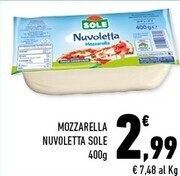 Sole mozzarella nuvoletta