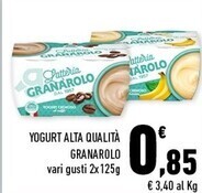 Conad Margherita Granarolo yogurt alta qualita offerta