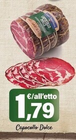 Conad Margherita San vincenzo capocollo dolce offerta