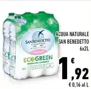 San benedetto acqua naturale