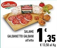 Conad Margherita Galbani salame galbanetto offerta