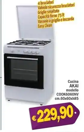 Akai cucina cook6060nv