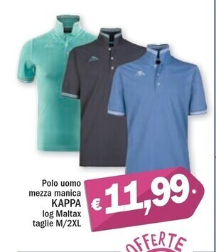 Ard Discount Kappa polo uomo mezza manica offerta