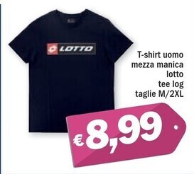 Ard Discount Lotto t-shirt uomo mezza manica offerta