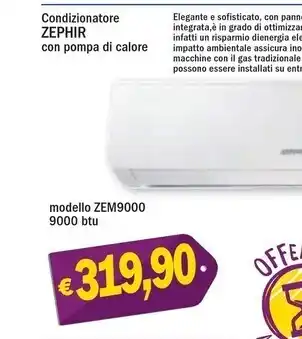 Zephir condizionatore con pompa di calore