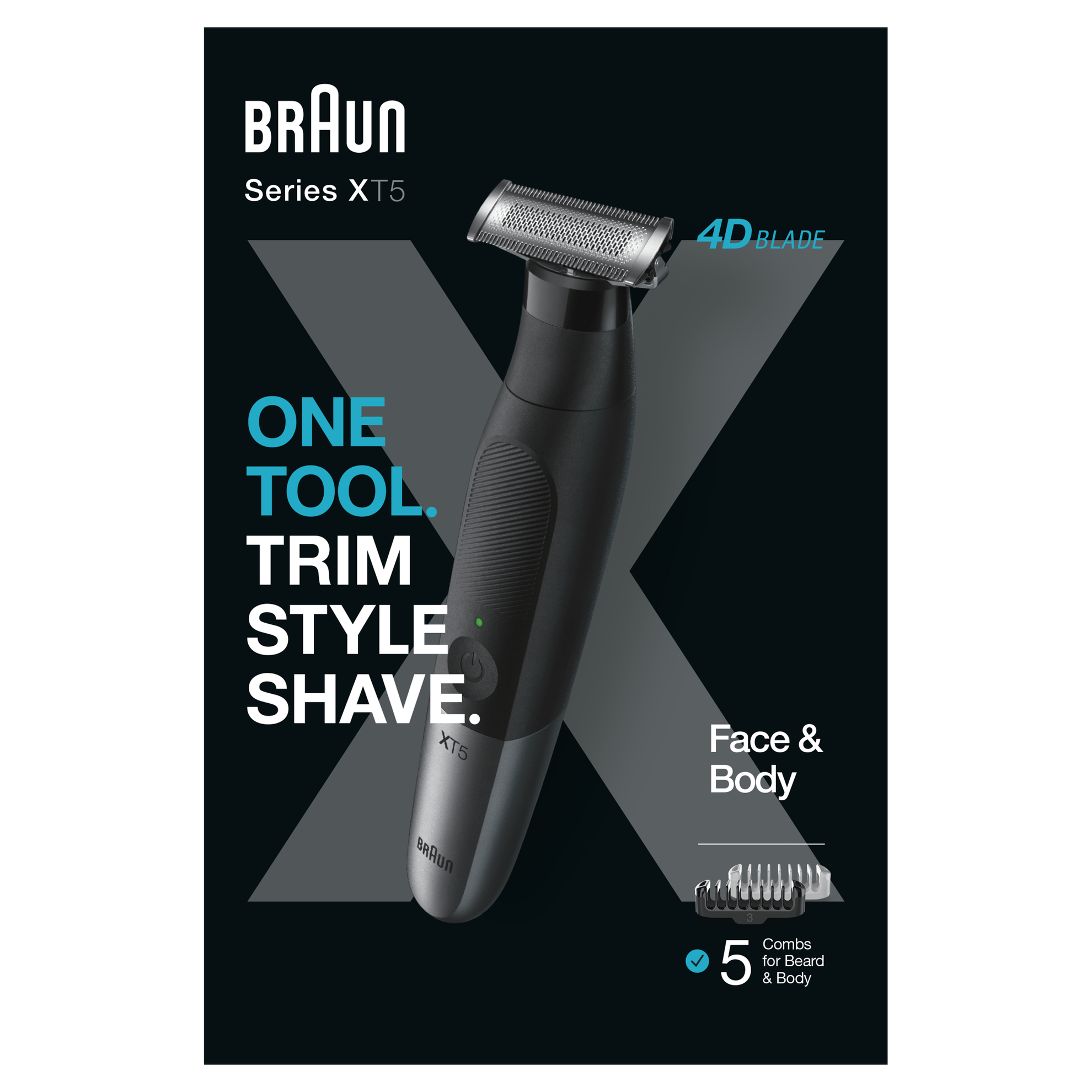 Euronics Braun series x xt5100 regolabarba offerta