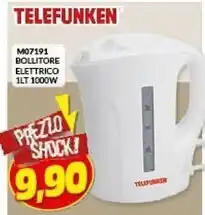 Telefunken m07191 bollitore elettrico 1000w