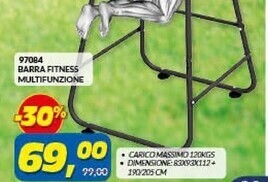 Risparmio Casa 97084 barra fitness multifunzione offerta