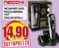 Risparmio Casa Necchi regolabarba + kit tagliacapelli offerta
